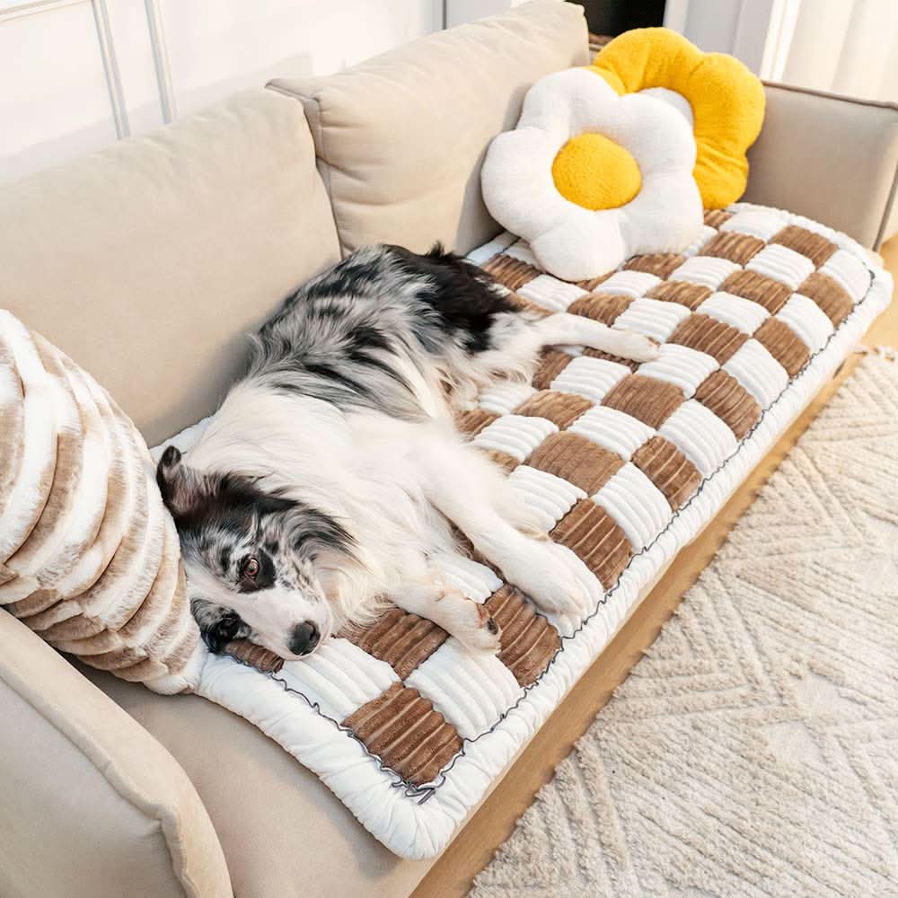 CozyPaw ペット用ブランケット 家具保護と滑り止め付き