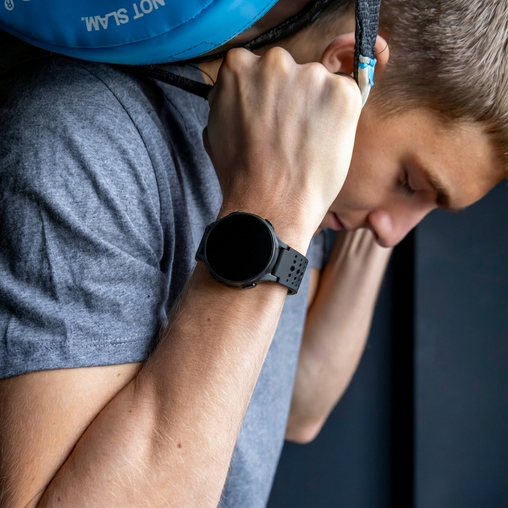 Fekete szilikon szíj Garmin Forerunner 735xt órához