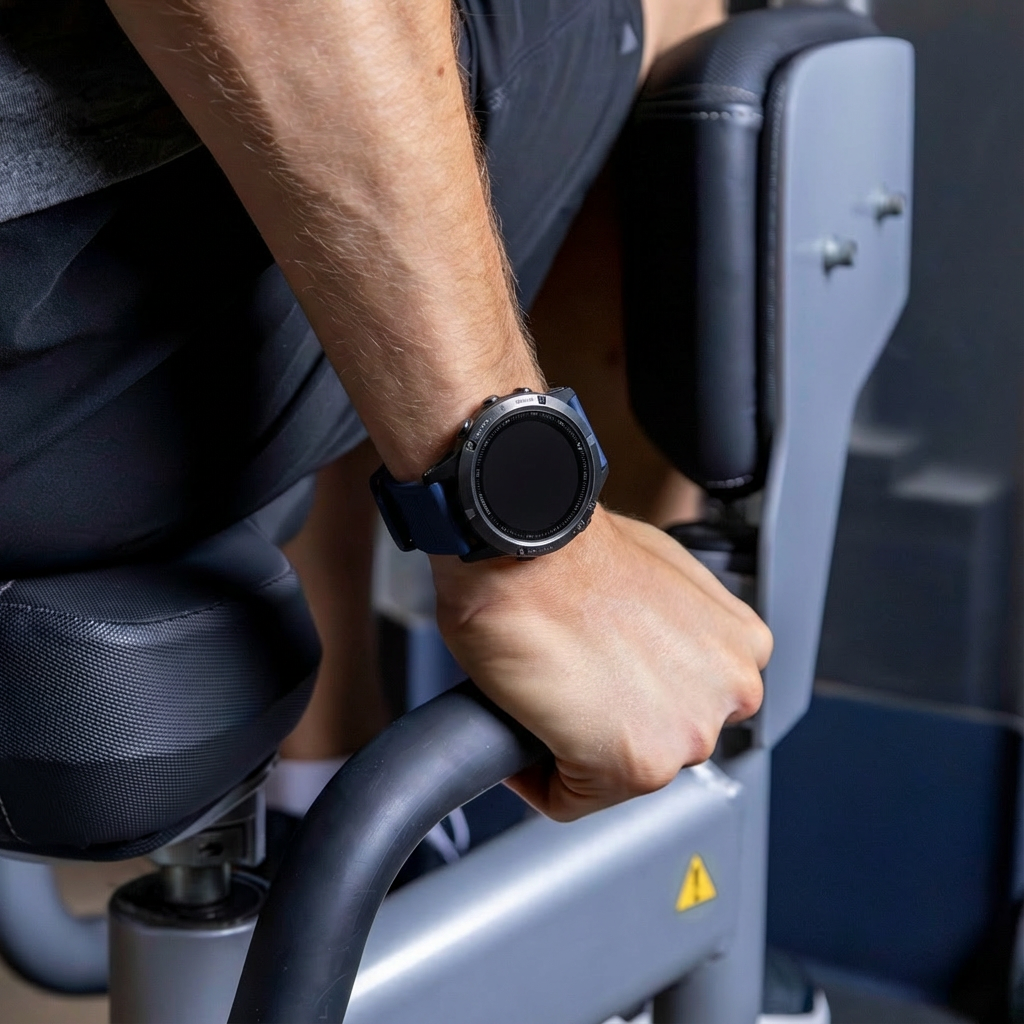 Garmin Fenix 5 Plus és 6 Pro szilikon szíj sötétkék