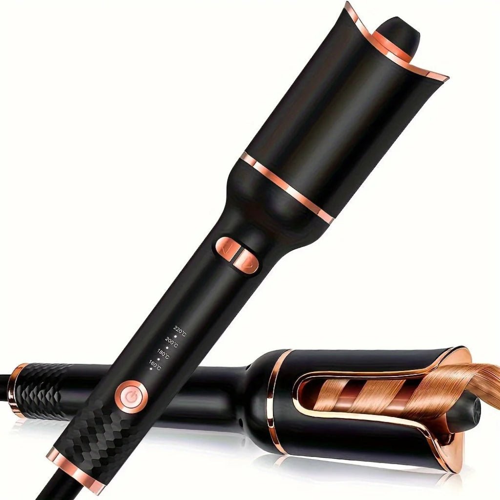 AeroCurl Pro Automatic Ceramic Curling Iron With Rotating Barrel For All Hair Types