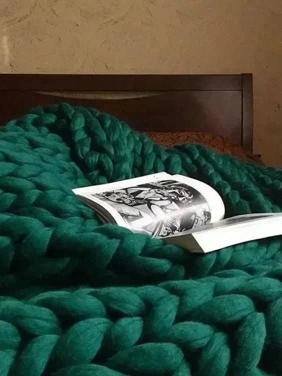 AuraWeave Minky vastag takaró, rendkívül puha, bőrbarát, kényelmes otthoni pihenéshez