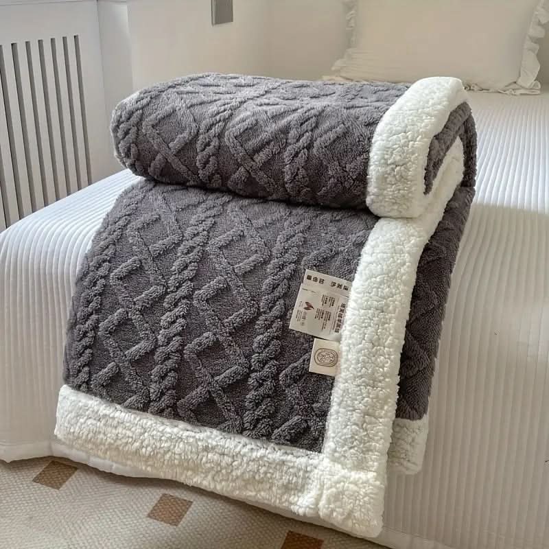 CozyCloud Sherpa takaró luxus kétoldalas polár pléd kanapékhoz