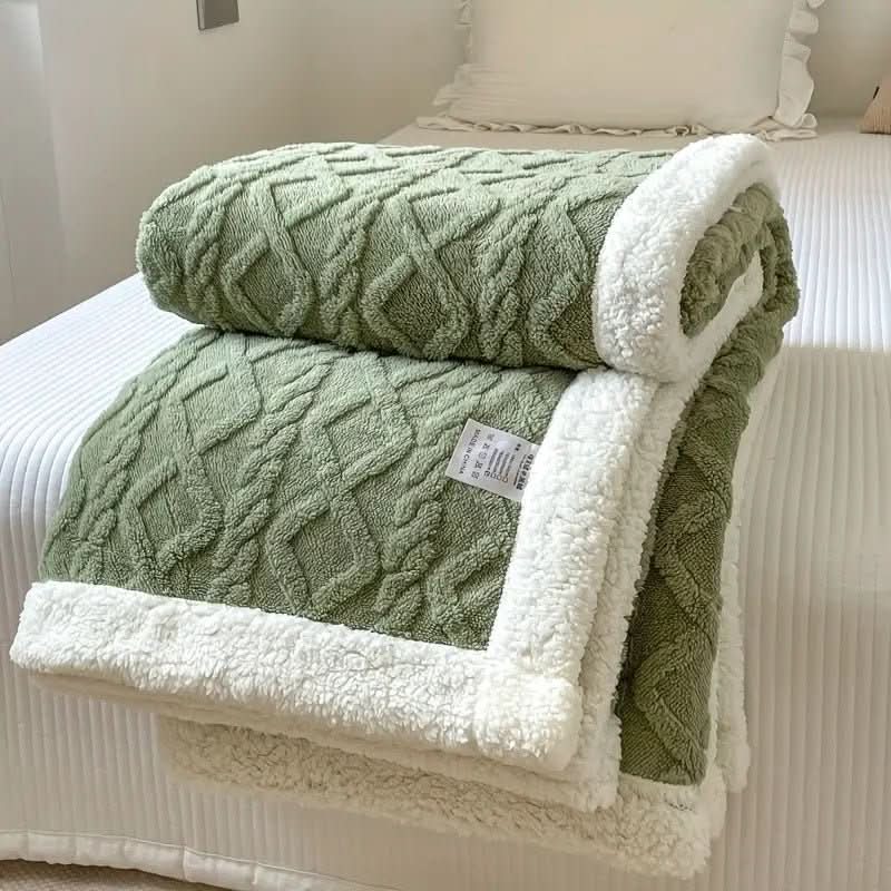 CozyCloud Sherpa takaró luxus kétoldalas polár pléd kanapékhoz