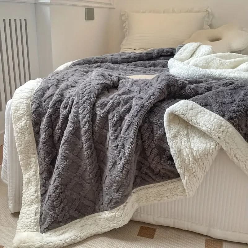 CozyCloud Sherpa takaró luxus kétoldalas polár pléd kanapékhoz