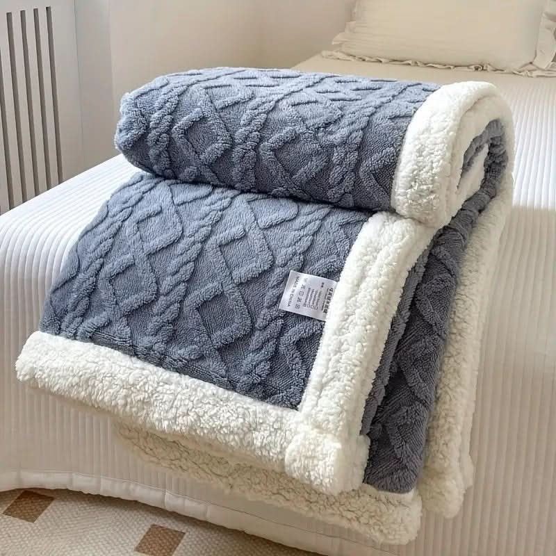 CozyCloud Sherpa takaró luxus kétoldalas polár pléd kanapékhoz