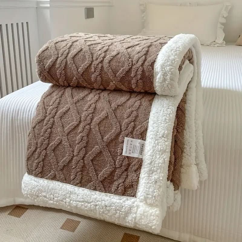 CozyCloud Sherpa takaró luxus kétoldalas polár pléd kanapékhoz