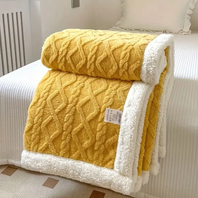 CozyCloud Sherpa takaró luxus kétoldalas polár pléd kanapékhoz