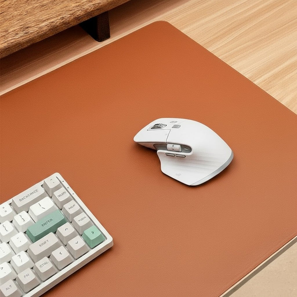ApexGuard PU bőr íróasztal alátét pontos egérvezérléshez, prémium csúszásmentes gamer használatra