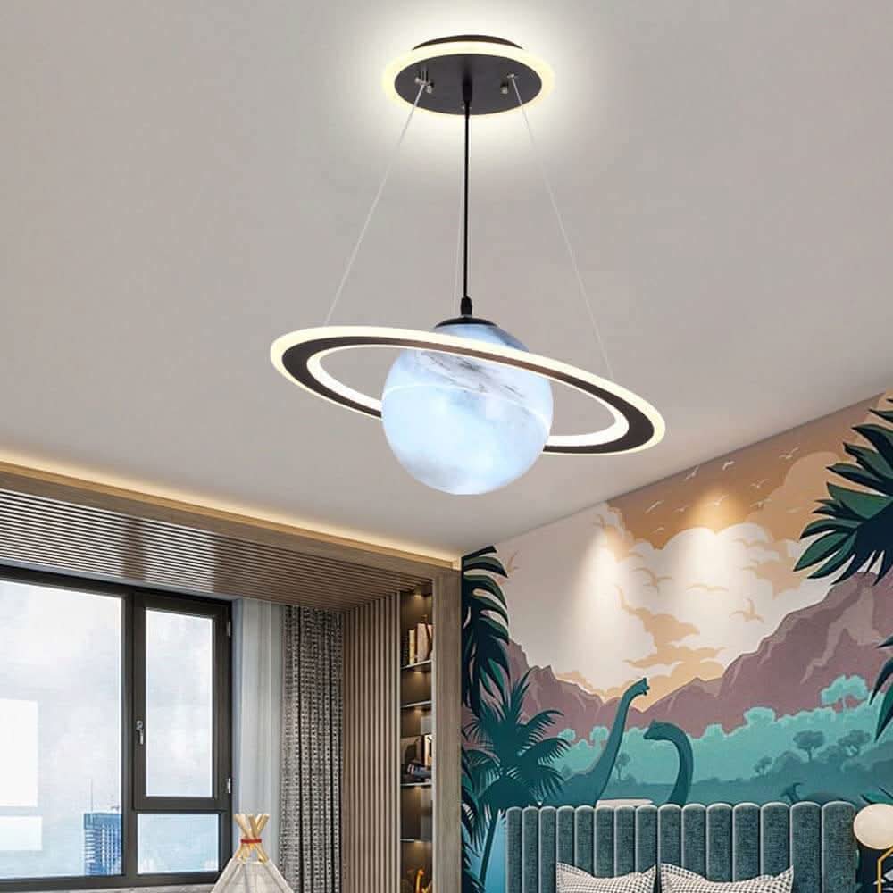 LED Cosmo Orb Hanging Lamp For Kids Enchanting Glowing Space Room Decor
