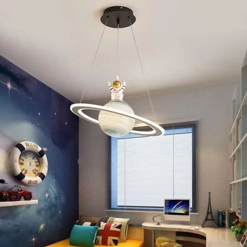 LED Cosmo Orb Hanging Lamp For Kids Enchanting Glowing Space Room Decor