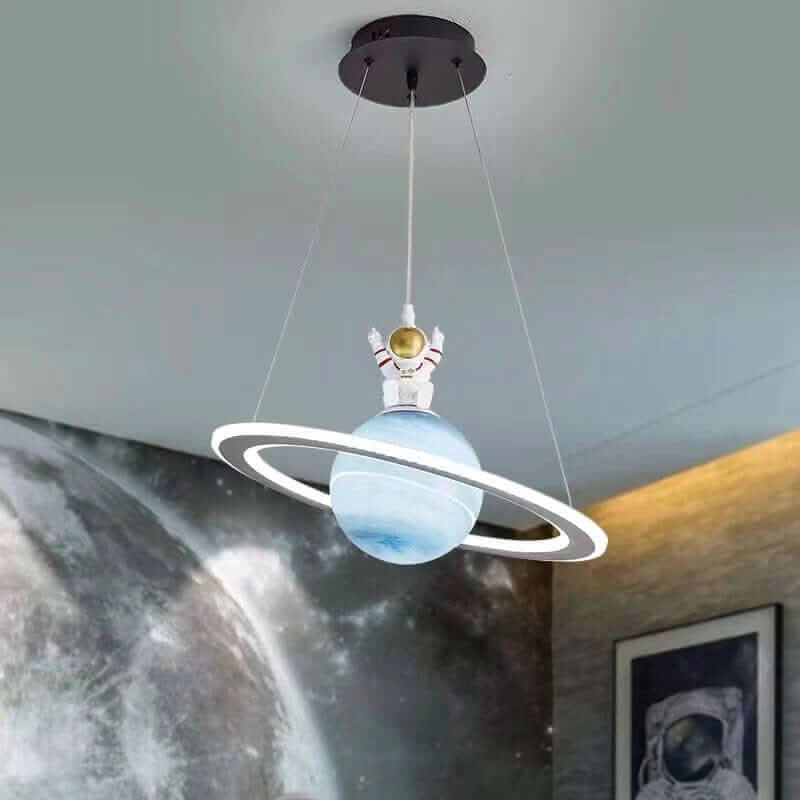 LED Cosmo Orb Hanging Lamp For Kids Enchanting Glowing Space Room Decor