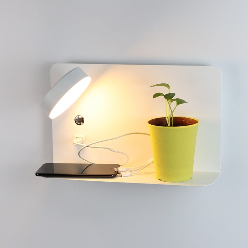 AuraLinx USB LED Wall Light For Home Ambient Lighting With Triple Color Modes