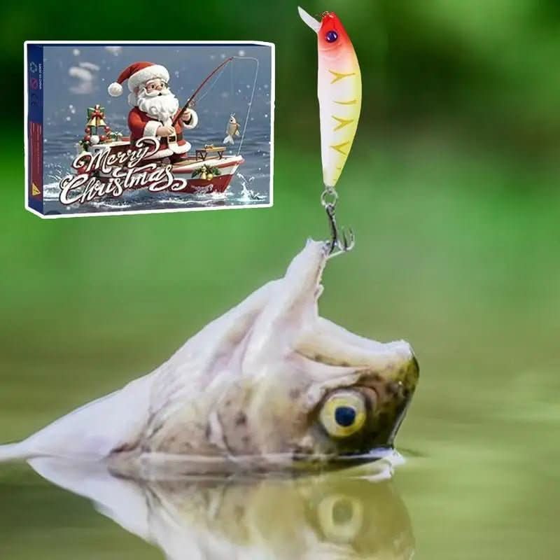AquaForge Horgász Csali Adventi Naptár 2025: 24 Valósághű Csali Horgászoknak