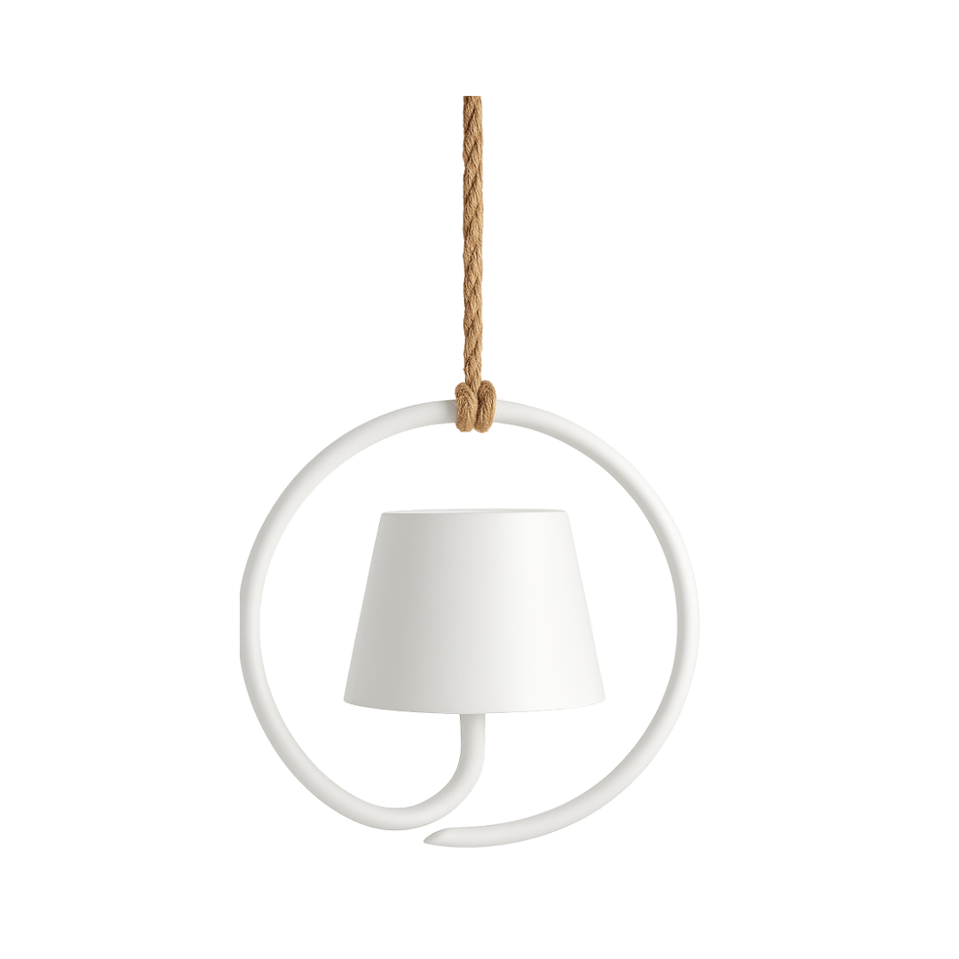LuxaNest Rechargeable LED Pendant Light for Indoor and Outdoor Patio Ambience