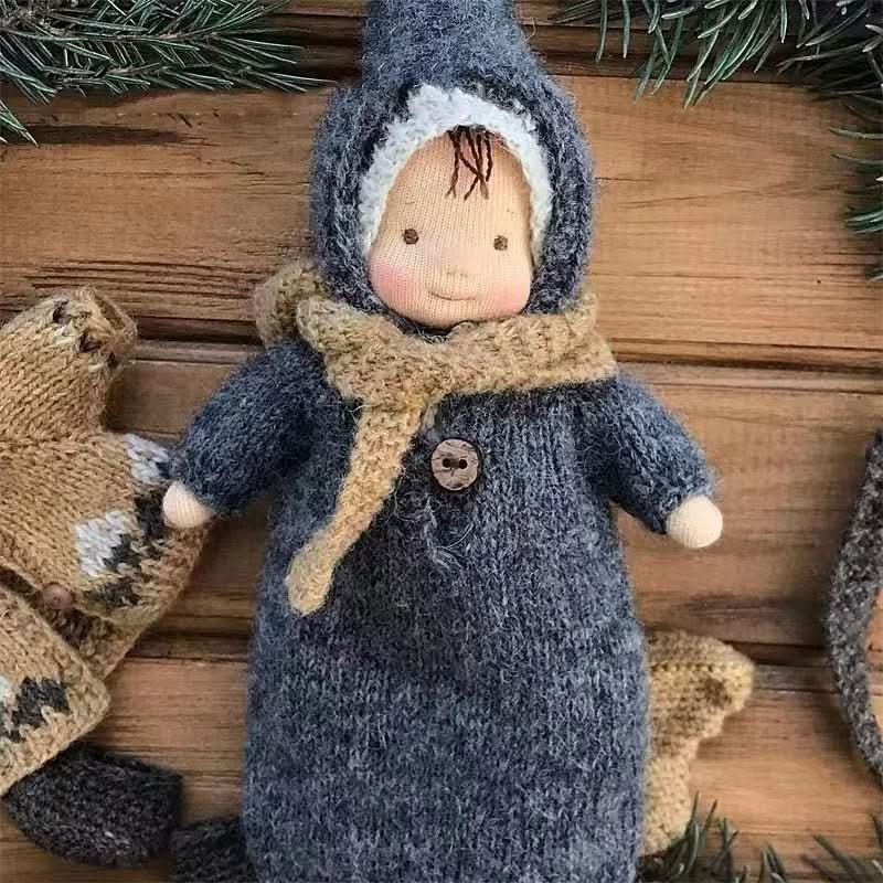 Aurora Waldorf baba kiegészítőkkel gyerekeknek, biztonságos, 100 százalék pamutból