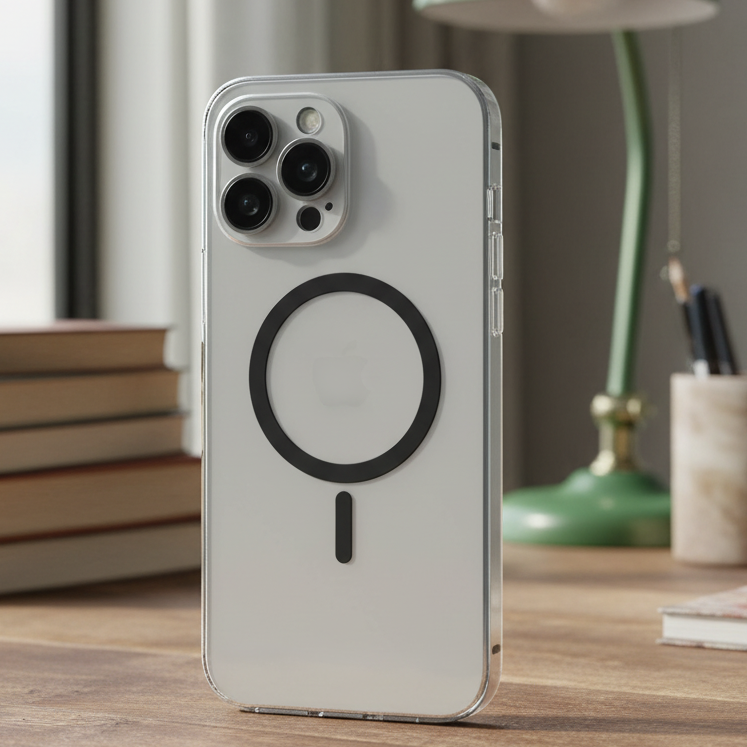 ApexGuard vékony mágneses fém tok iPhone-hoz, ütés- és karcálló védelem