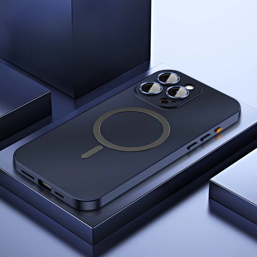 ApexGuard vékony mágneses fém tok iPhone-hoz, ütés- és karcálló védelem