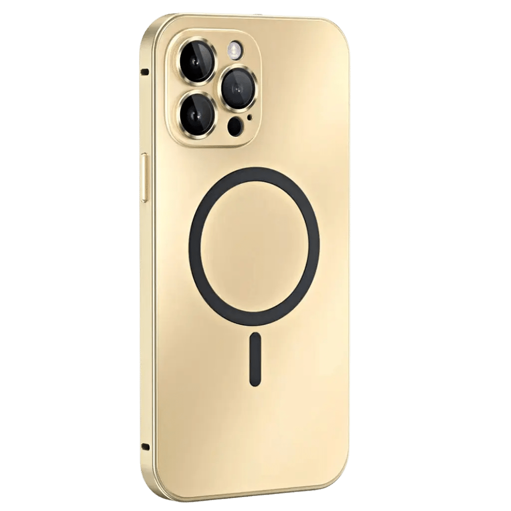 ApexGuard vékony mágneses fém tok iPhone-hoz, ütés- és karcálló védelem