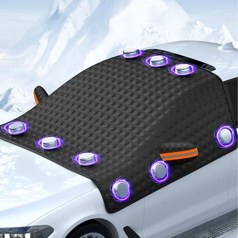 LumaGuard 磁気防霜カーシート ヒートリフレクティブデザイン付き 全天候型