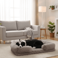 CozyPaws ortopéd memóriahabos kutyaágy puha oldaltámaszokkal