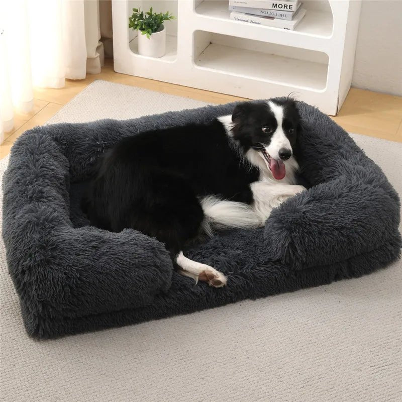 CozyPaws ortopéd memóriahabos kutyaágy puha oldaltámaszokkal