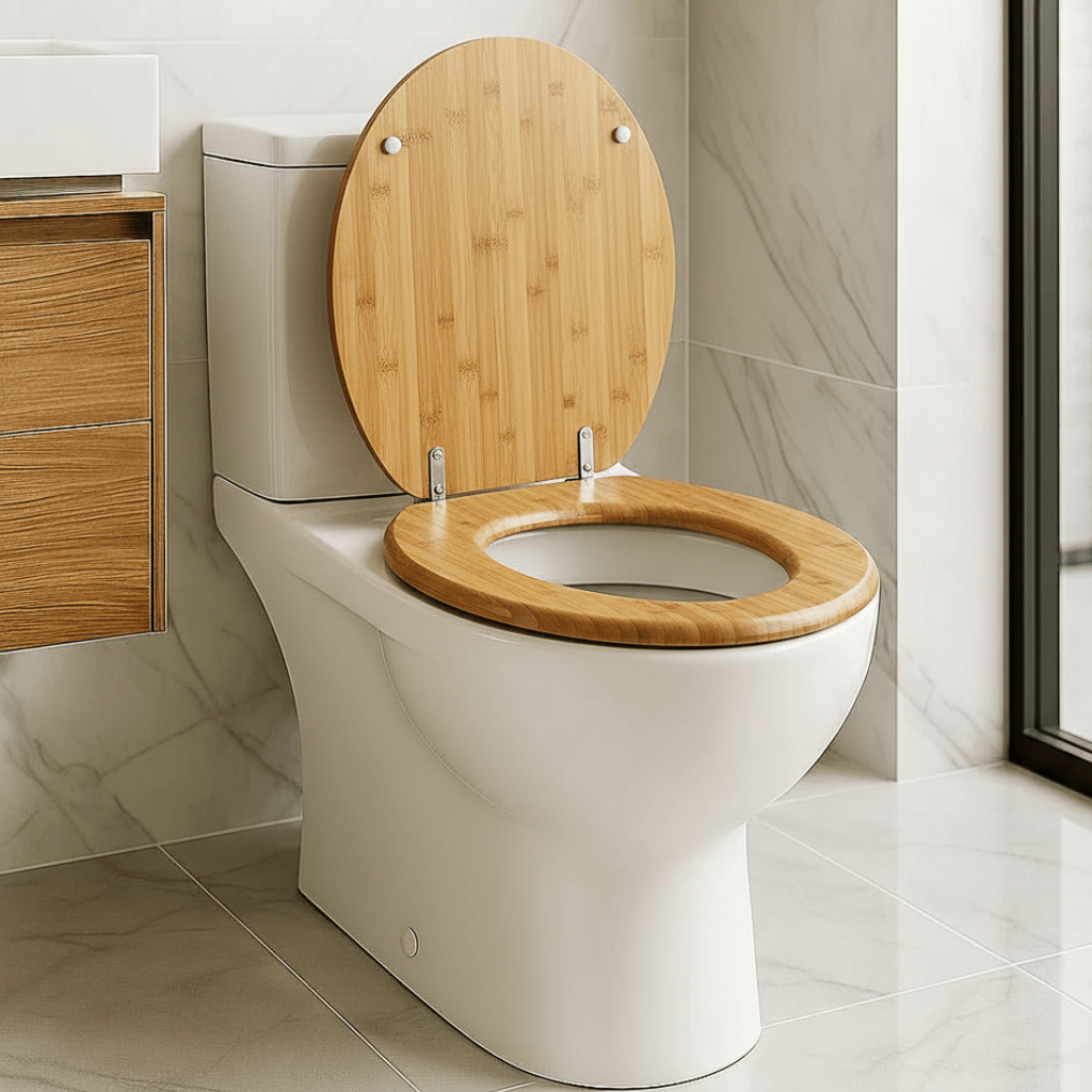 オークライン合板トイレシート ソフトクローズ付き 現代的なトイレ用
