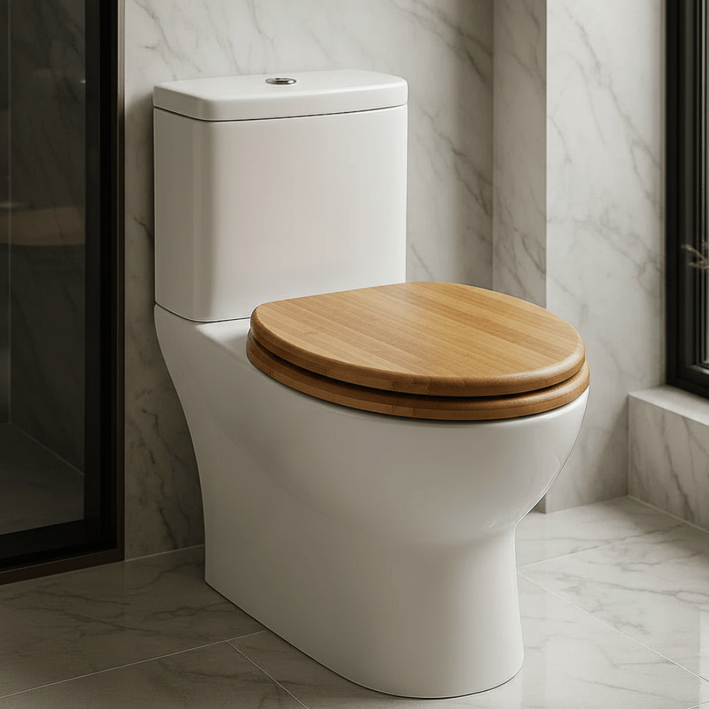 オークライン合板トイレシート ソフトクローズ付き 現代的なトイレ用