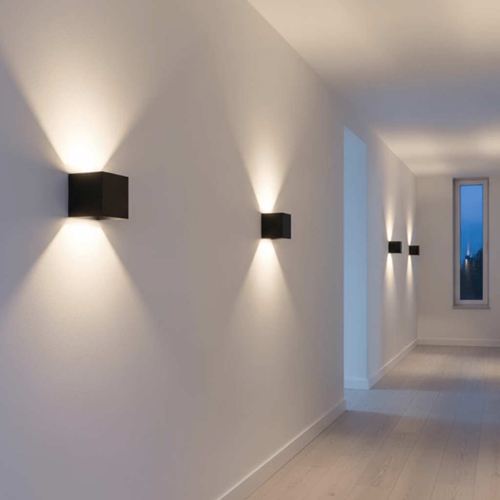 LumaGuard LED fali lámpa IP65 alumínium vízálló beltéri és kültéri használatra