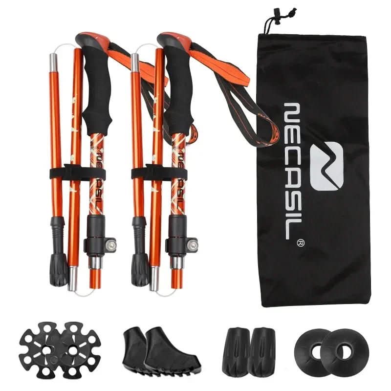 TrailPeak 折りたたみトレッキングポール ハイカー向け 軽量 耐久性 安定性 快適さ