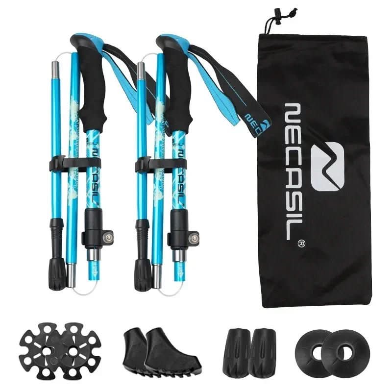 TrailPeak 折りたたみトレッキングポール ハイカー向け 軽量 耐久性 安定性 快適さ