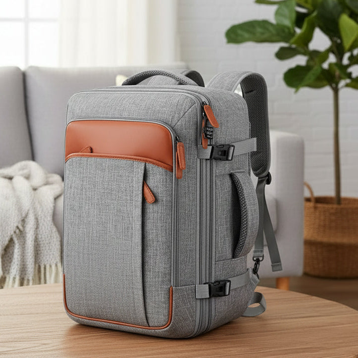 VoyageLite パック キャビン バックパック シューズコンパートメントとUSBポート付き
