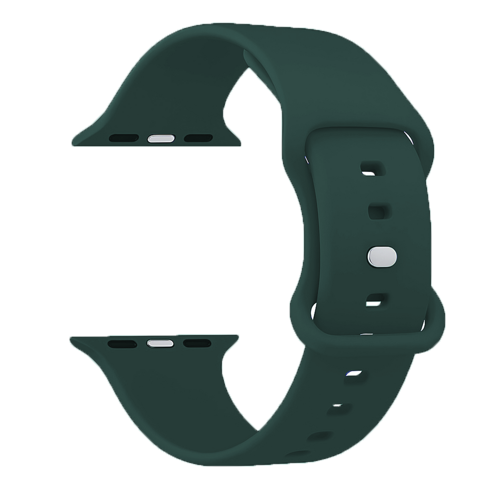 Apple Watch szilikon szíj klasszikus olívazöld mindennapi viselethez