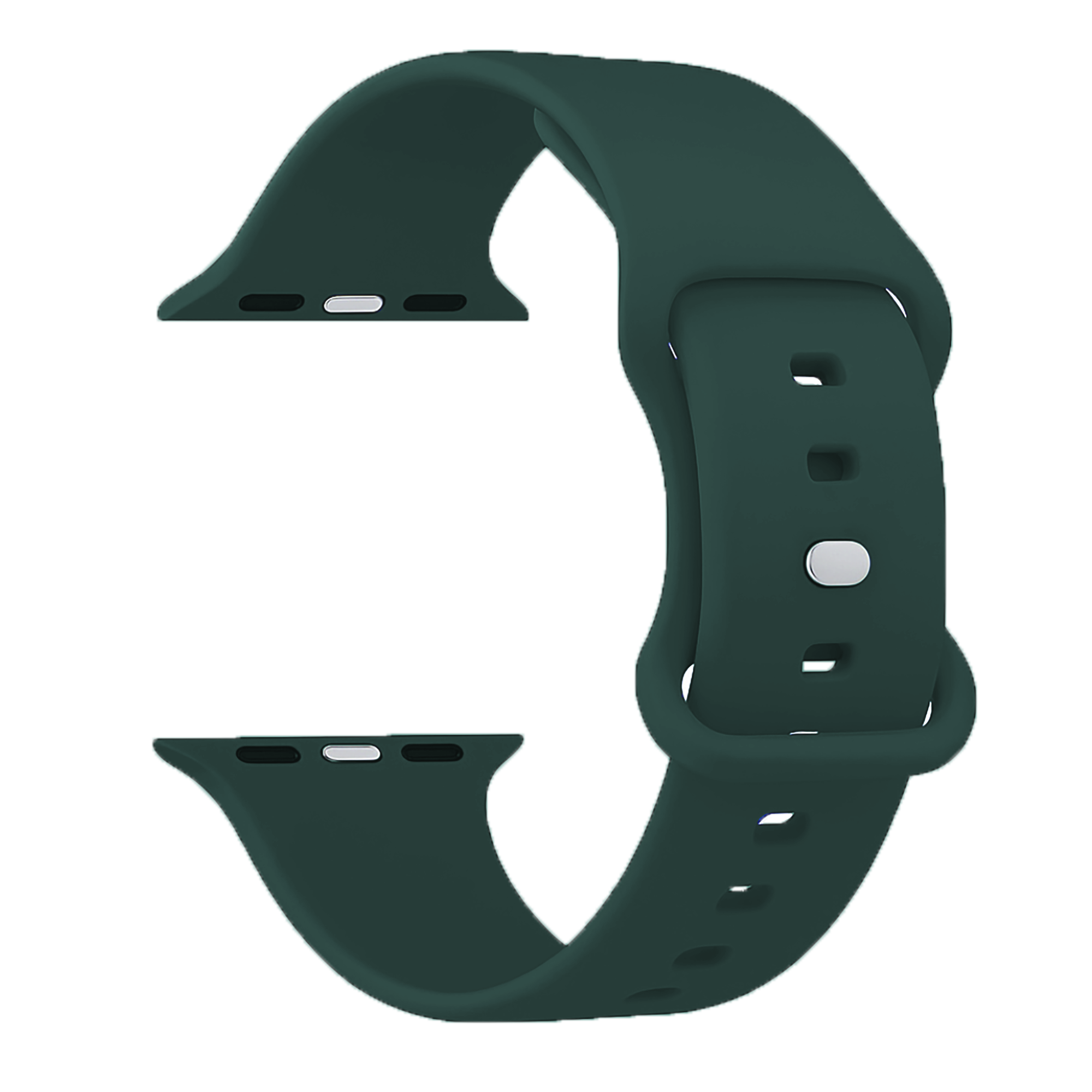 Apple Watch szilikon szíj klasszikus olívazöld mindennapi viselethez