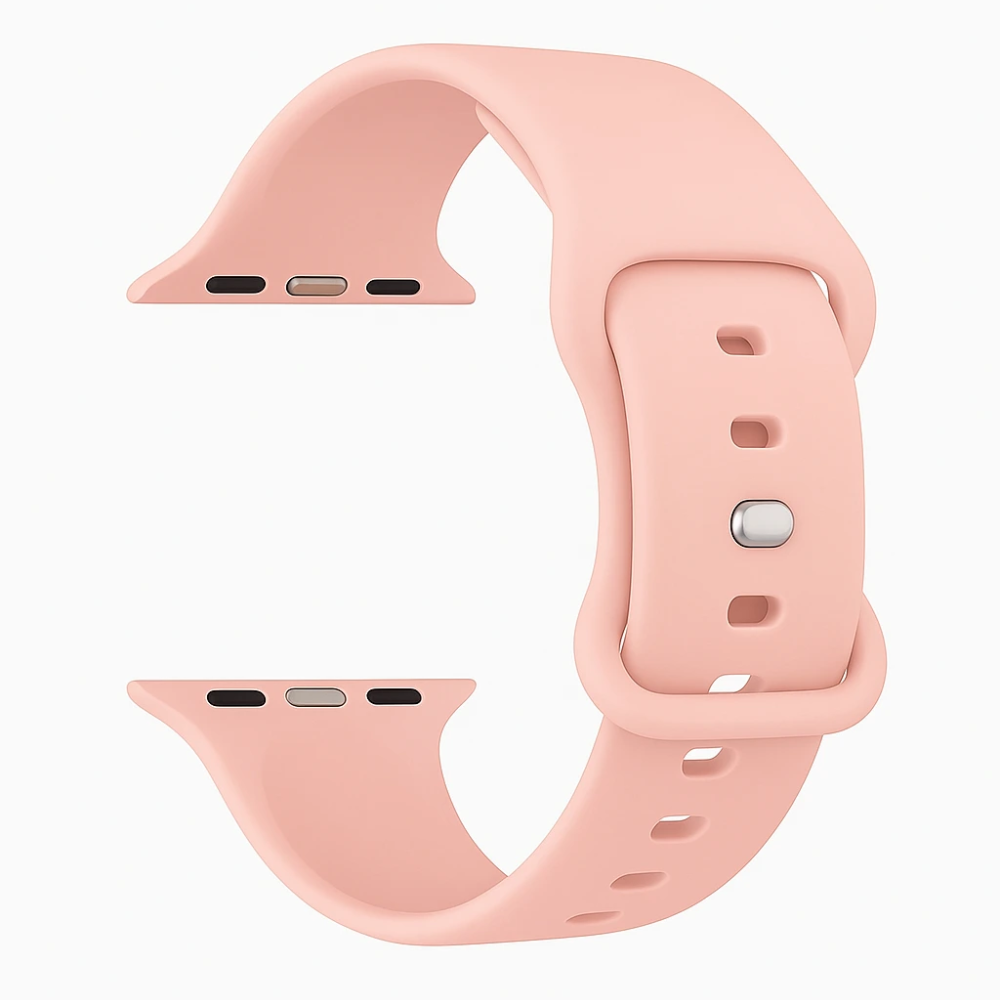 Apple Watch szilikon szíj antik rózsaszínben mindennapi viselethez