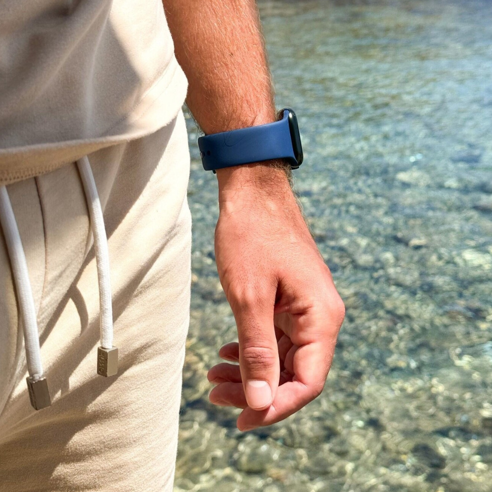 Apple Watch szilikon szíj kék Apple Watch óraszíjhoz