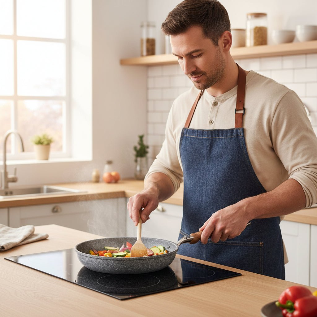 パイオニアプロ ノンスティックフライパン IH・ガス対応 家庭料理に最適な均一加熱