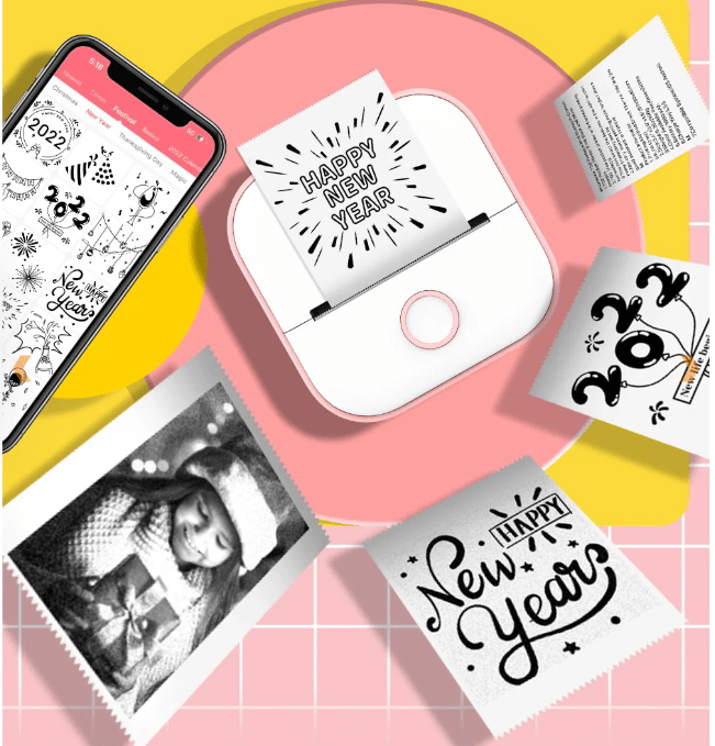 NovaPrint ポケットプリンター インク不要 サーマル ミニ Bluetooth フォトプリンター スマートフォン対応