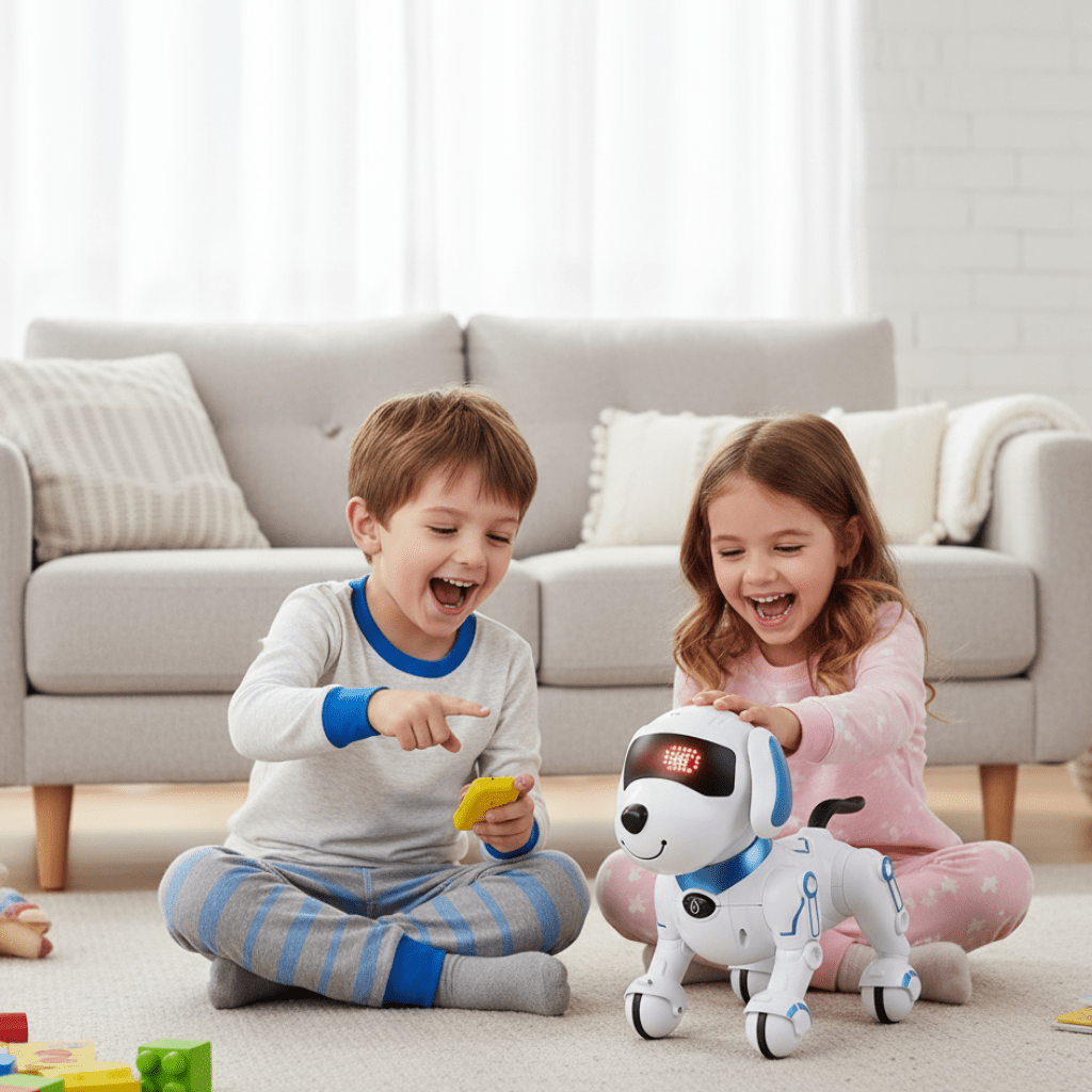 NovaPup タッチとコマンドに反応する子供向けインタラクティブロボット犬