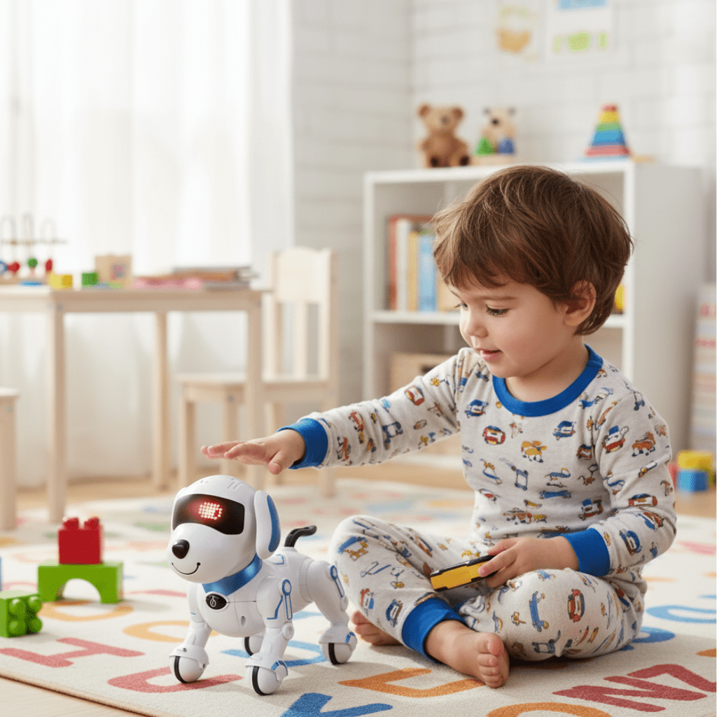 NovaPup タッチとコマンドに反応する子供向けインタラクティブロボット犬