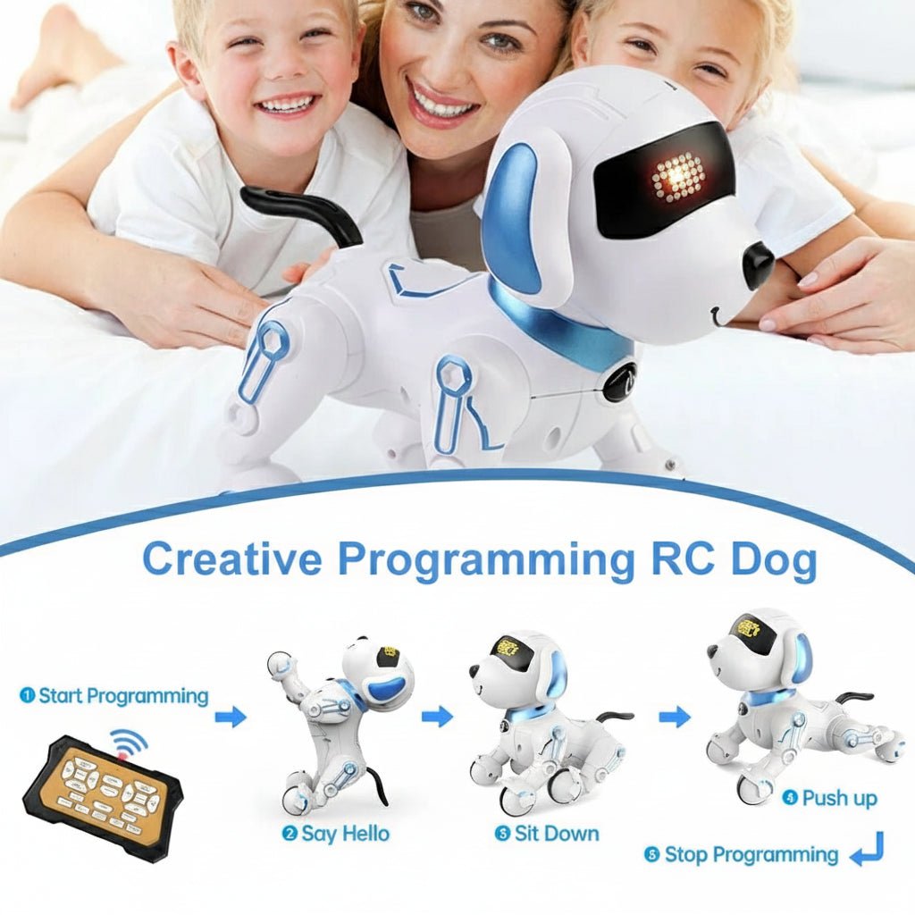 NovaPup タッチとコマンドに反応する子供向けインタラクティブロボット犬