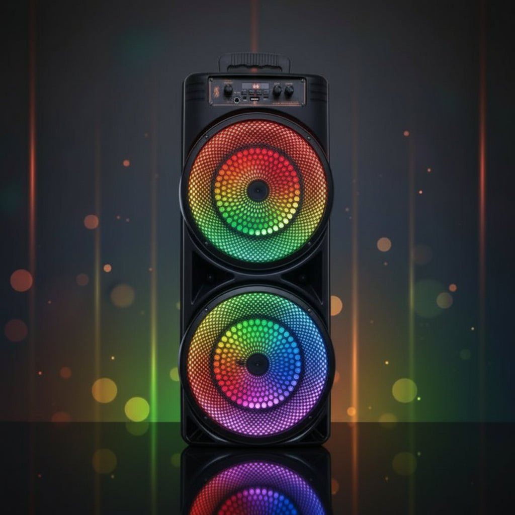 VibeStorm 6000W マイク付きブルートゥーススピーカーシステム 深低音対応