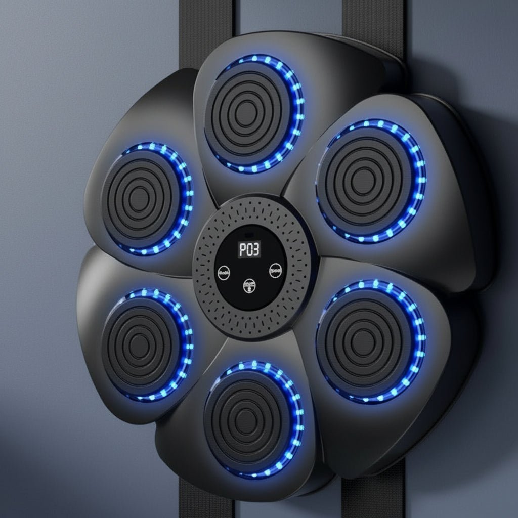PulseBox スマートボクシングユニット 家庭用ジム向け Bluetooth音楽＆RGB照明付き