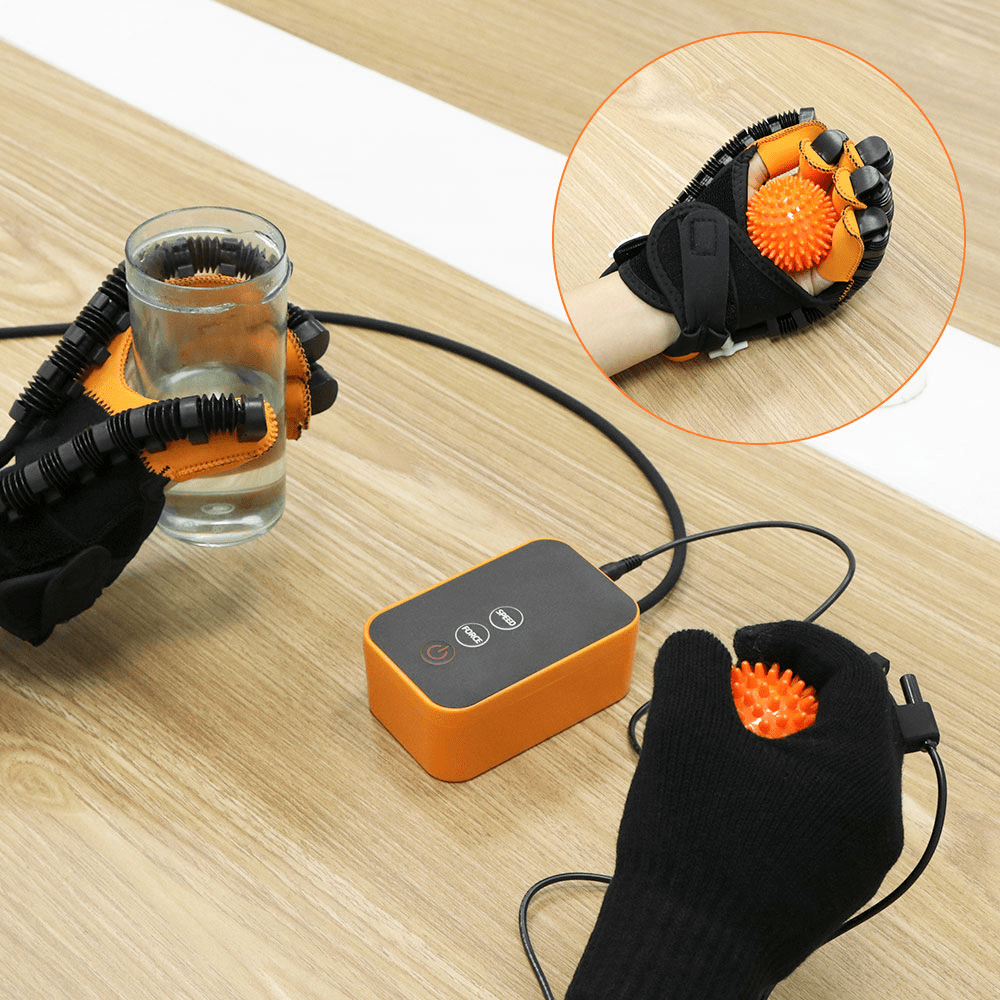 グリップシンクプロ 自動ハンドトレーナーグローブ 家庭用 脳卒中リハビリと握力強化用