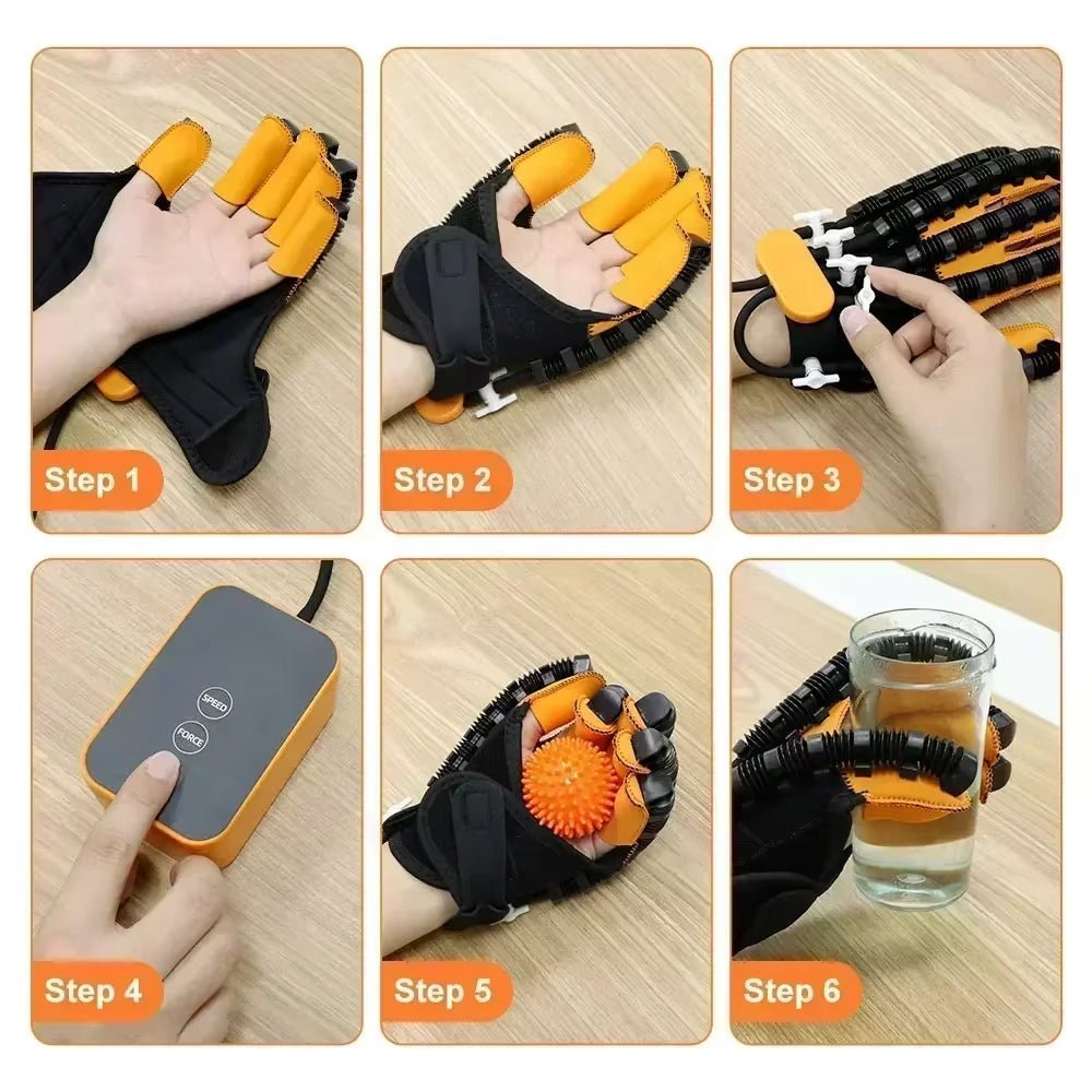 グリップシンクプロ 自動ハンドトレーナーグローブ 家庭用 脳卒中リハビリと握力強化用