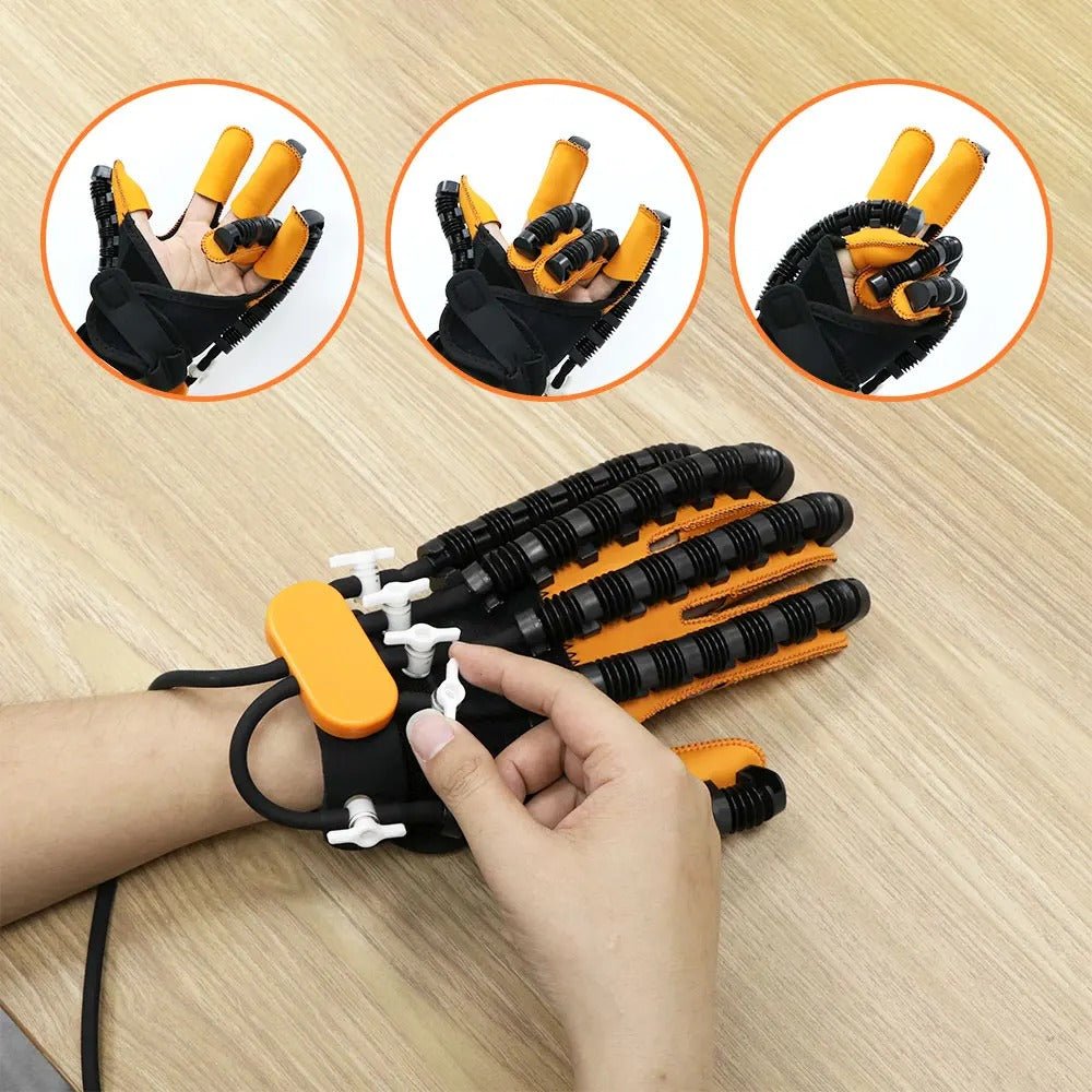 グリップシンクプロ 自動ハンドトレーナーグローブ 家庭用 脳卒中リハビリと握力強化用