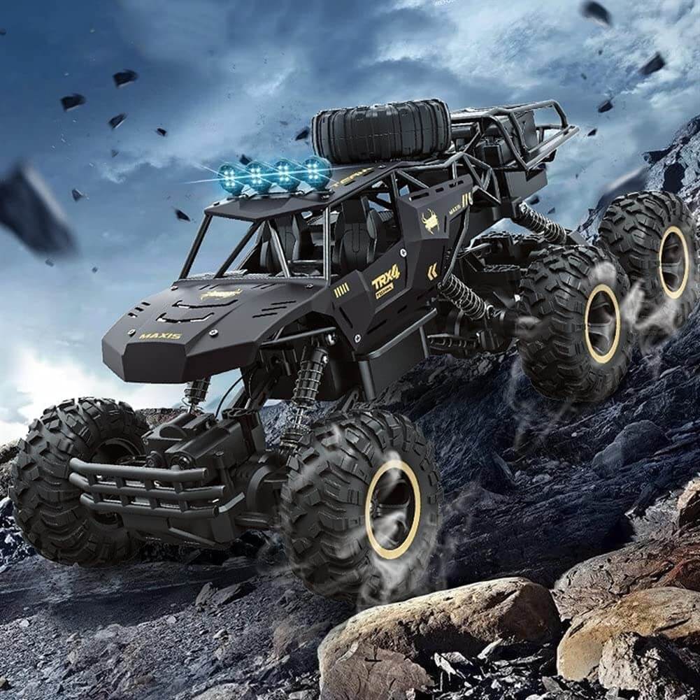 TrailRover 6WD RCモンスタートラック LEDライト付き 最大52km/h オフロードパワー