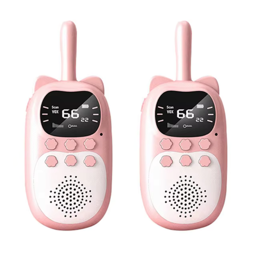 子供用デジタルウォーキートーキーキット LCDディスプレイ付き 3km通信距離
