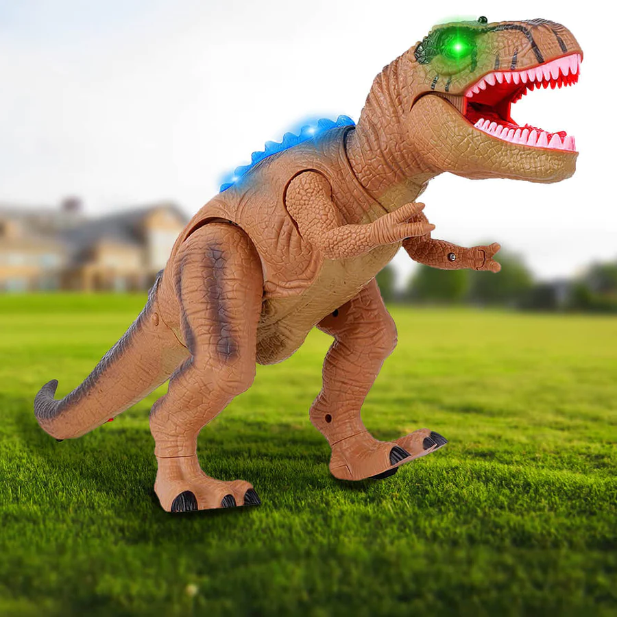 LEDエフェクト付きインタラクティブリモコン操作ティラノサウルスおもちゃ
