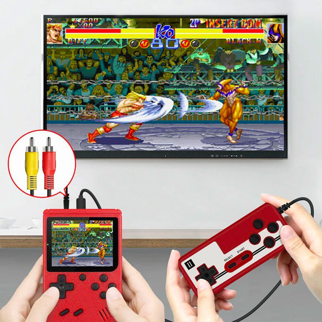 Portable Retro Gaming Console With 400 Classic Games