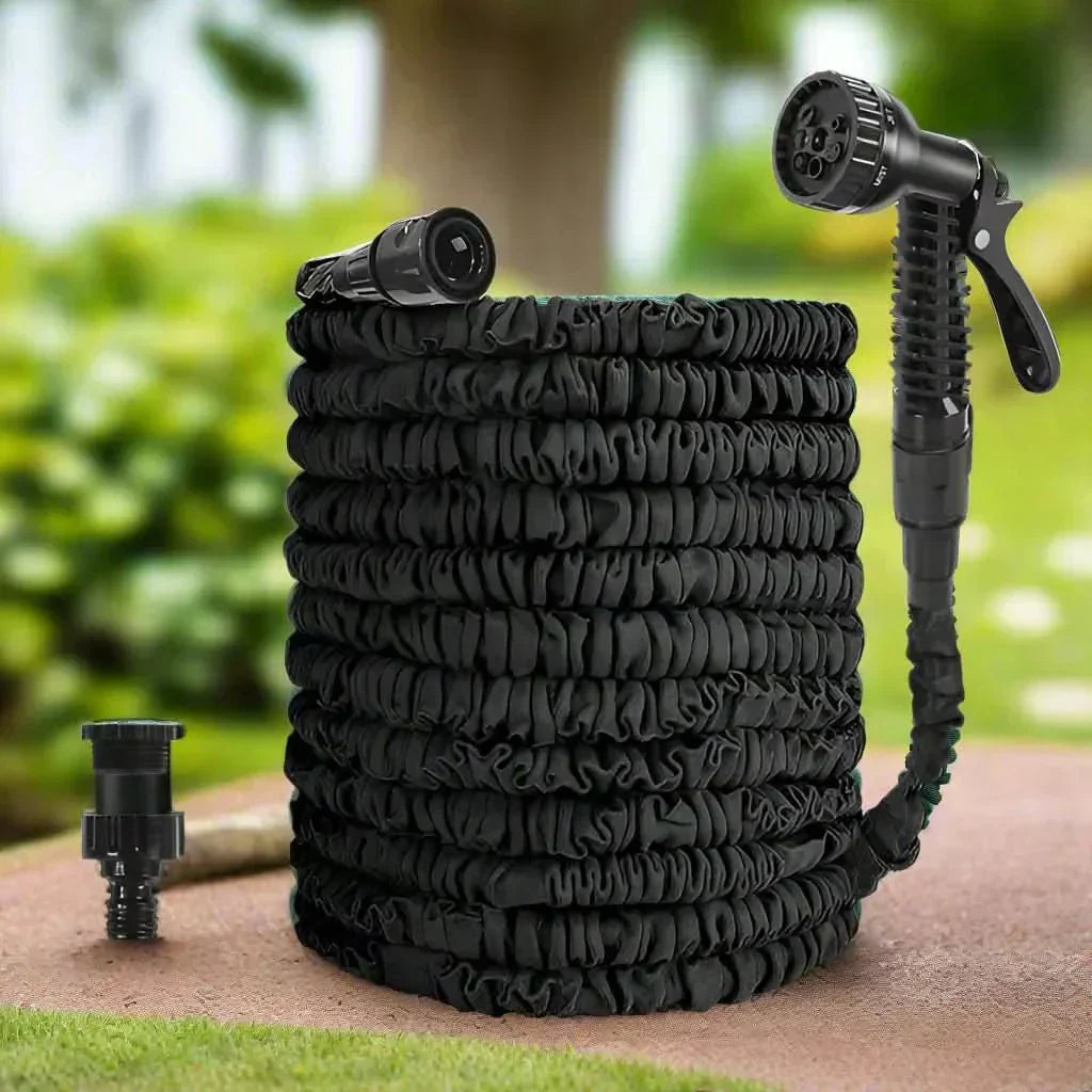 HydroFlex bővíthető tömlő magas nyomású és 7 permetezési móddal kerthez és autómosáshoz